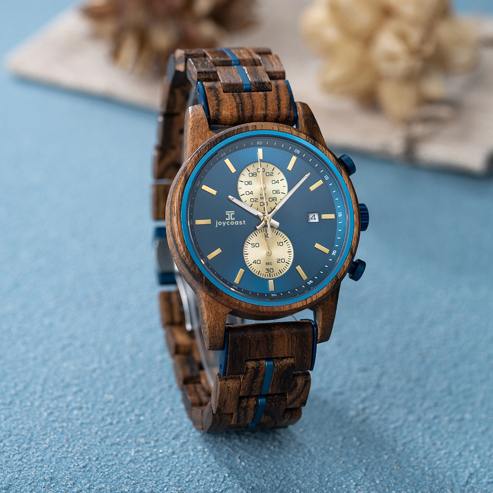 Aries | Zebrawood Chronograph – Affinity Bands