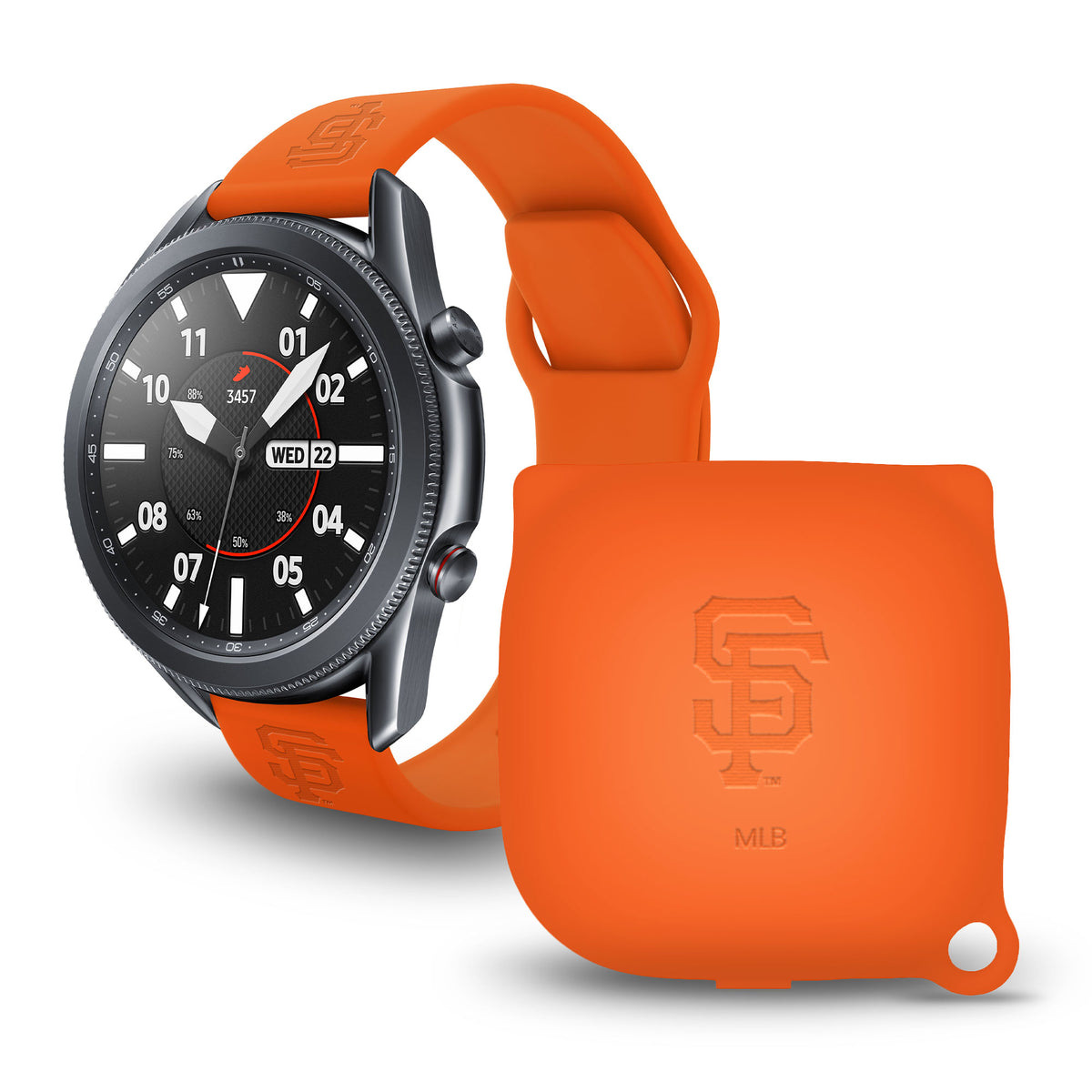 San Diego Padres Debossed Silicone Apple Watch Band