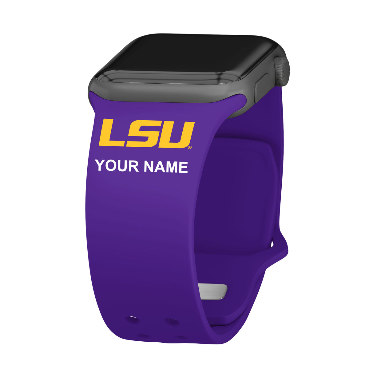 LSU Tigers Custom Name HD Apple Watch Band – Affinity Bands