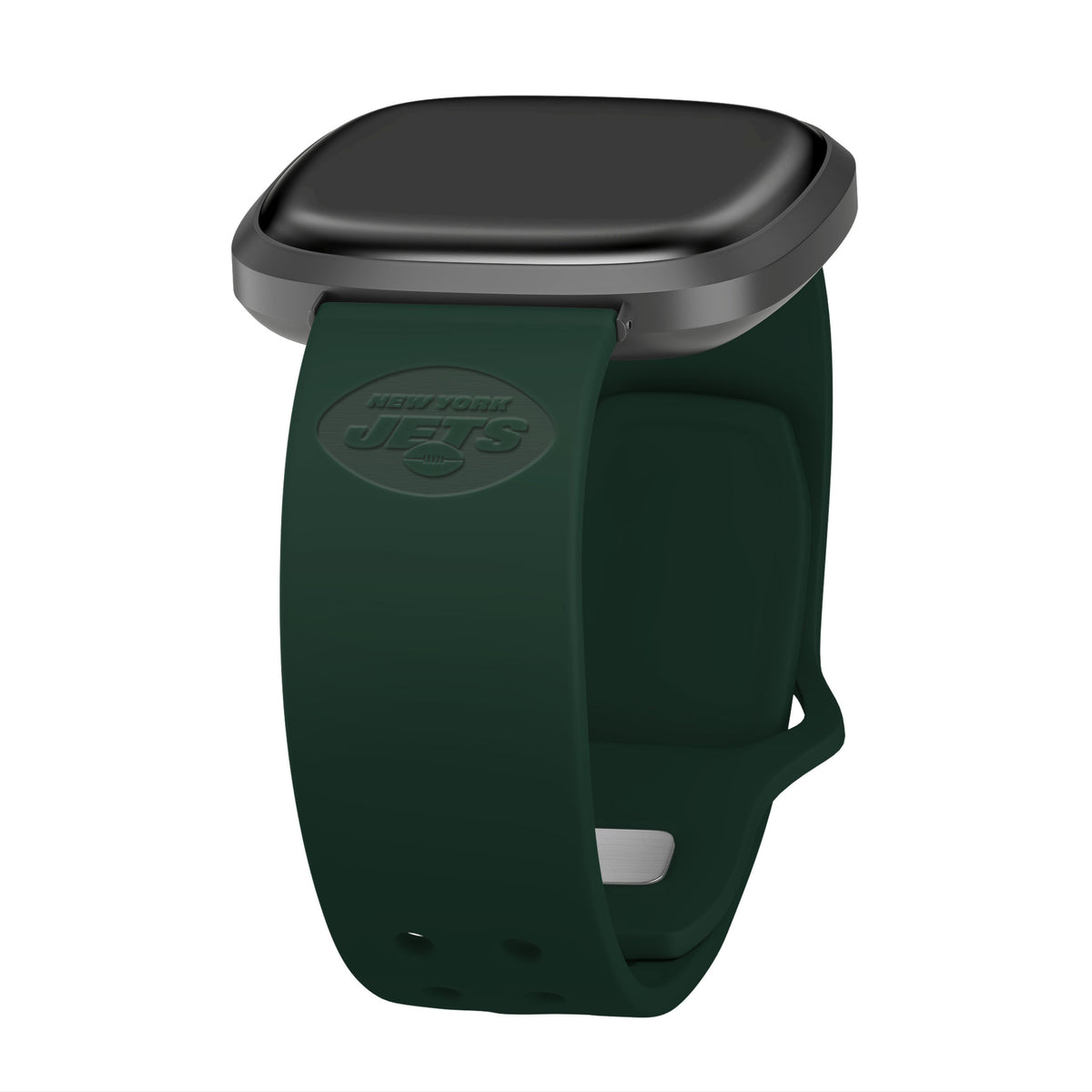 New York Jets Engraved Silicone Sport Fitbit Watch Band – Affinity