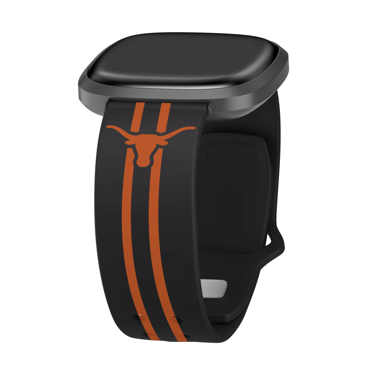 Affinity Bands Texas Longhorns HD Watch Band Compatible with Fitbit Versa 3  and Sense (Short Repeating)