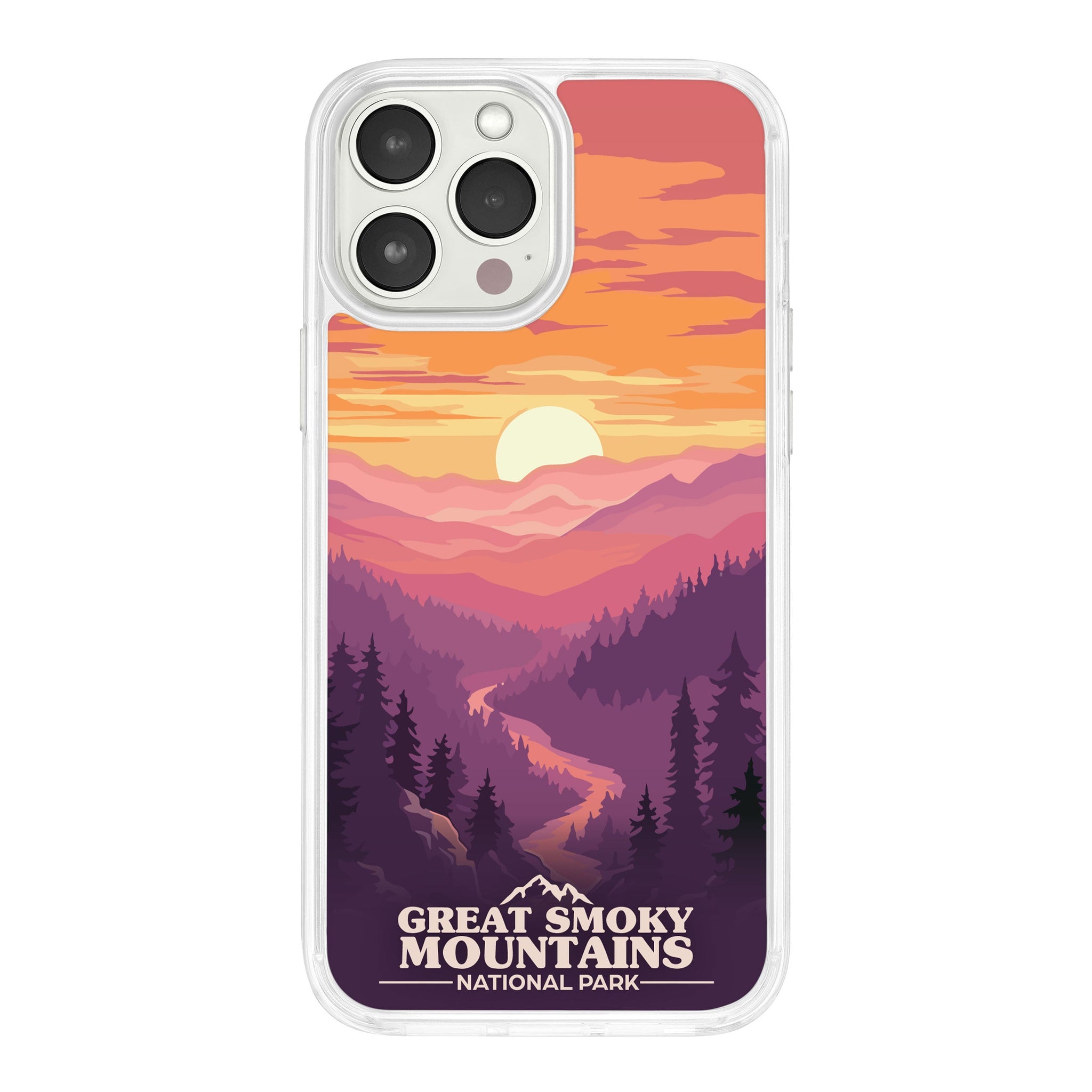 National Parks Great Smoky Mountains HD Apple iPhone 13 Series Mag-Safe Phone Case National Parks Great Smoky Mountains HD Apple iPhone 13 Series Mag-Safe Phone Case