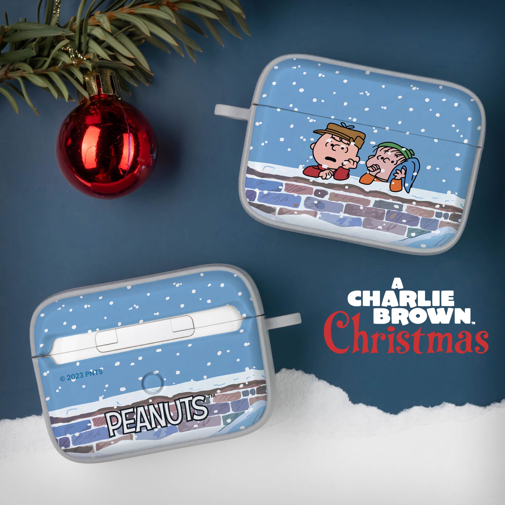 Peanuts A Charlie Brown Christmas HDX Apple AirPods Pro 1 & 2 Case