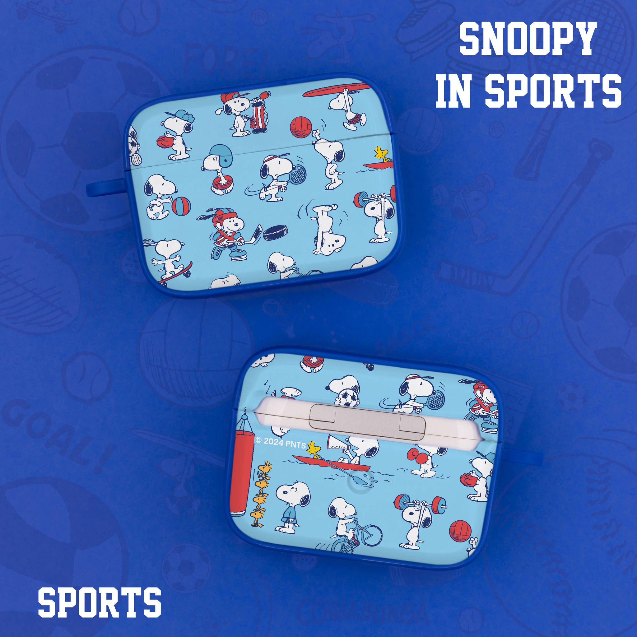 Peanuts Snoopy in Sports HDX Apple AirPods Pro 1 & 2 Case Cover