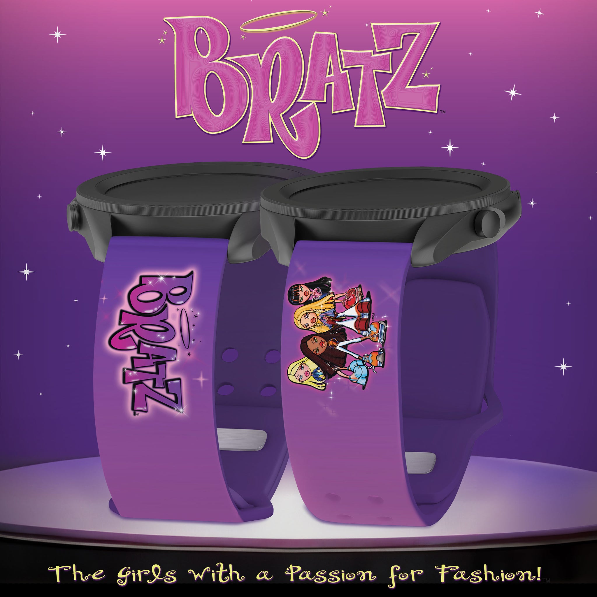 家電 brats studios3 Bratz® Classic HD Watchband for Samsung, Garmin, Fossil, and More
