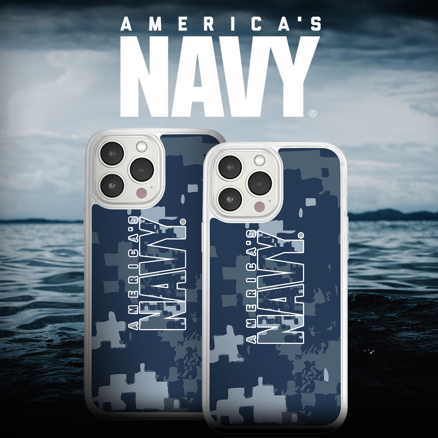 US Navy HD Apple iPhone 15 Series Mag-Safe Phone Case – Affinity Bands