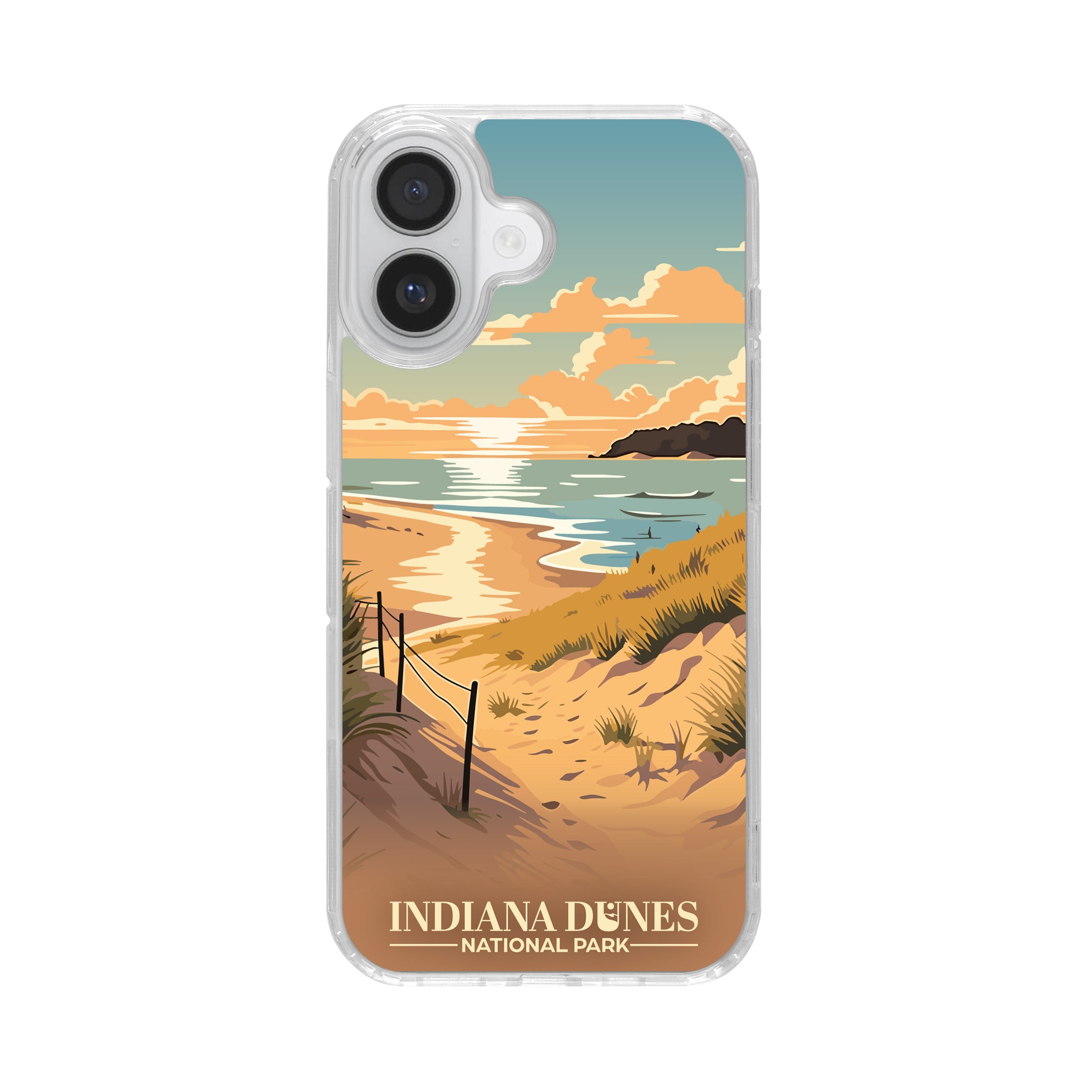 National Parks Indiana Dunes HD Apple iPhone 17 Mag-Safe Phone Case
