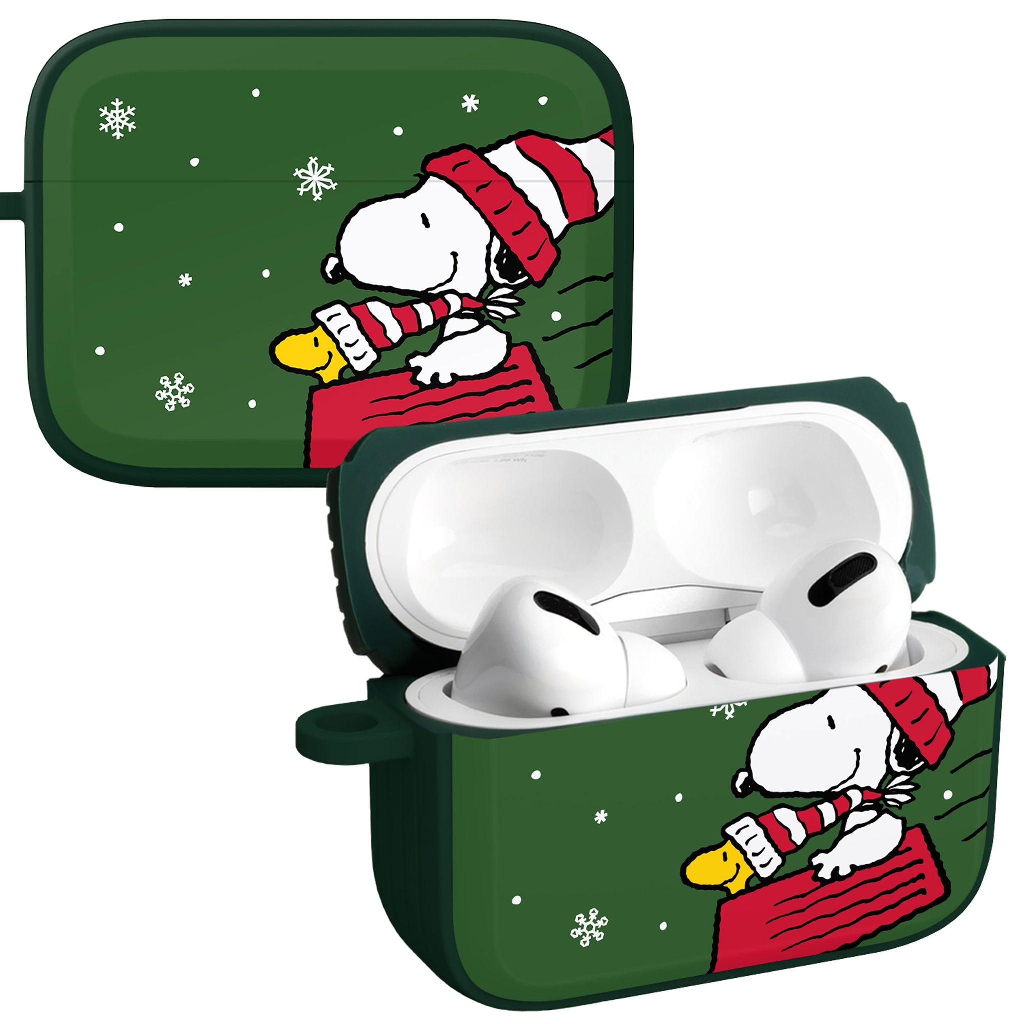 Peanuts Holiday Happiness HDX Apple AirPods Pro 1 & 2 Case Cover