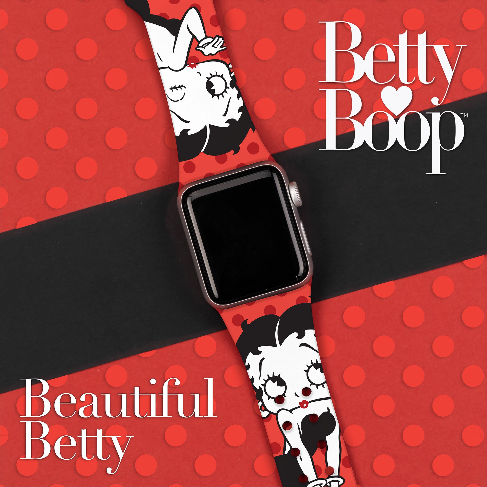 Betty Boop Classic HD Apple Watch Band Bold & Boop / 38/40/41mm(42mm Series 11) / Short