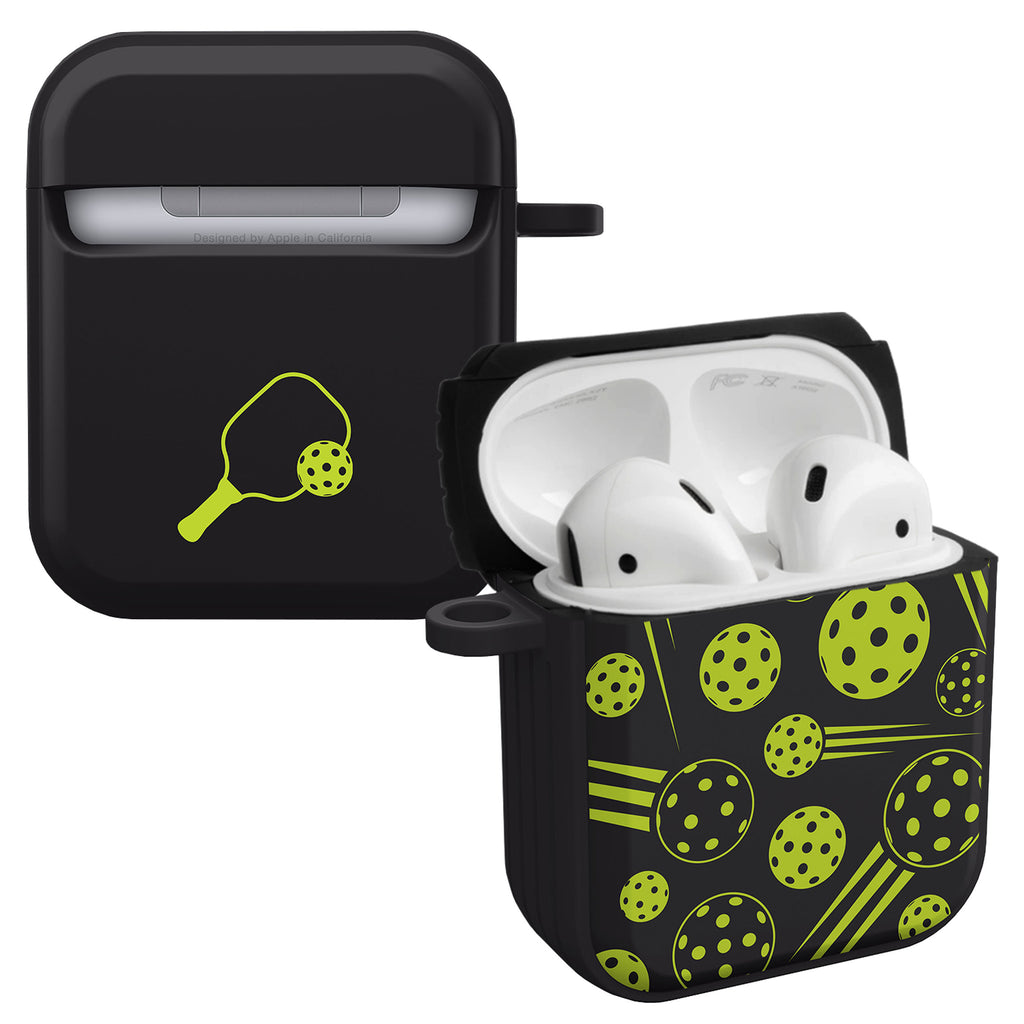 Pickleball Airpods Case Cover, Lime