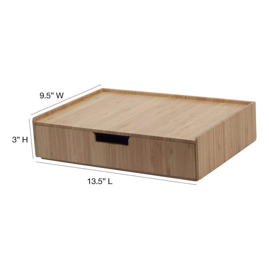 Bamboo Desktop Organizer with Large Drawer Combo – Affinity Bands