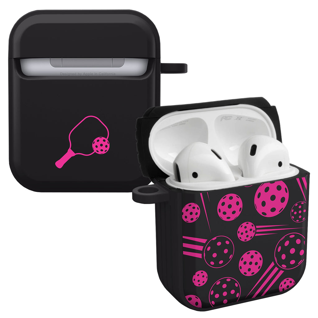 Pickleball Airpods Case Cover, Pink