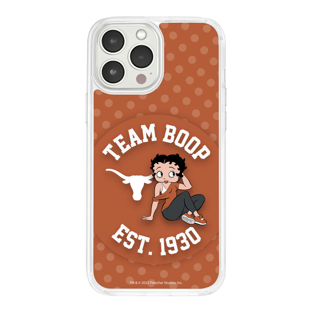 Texas Longhorns X Betty Boop HD Apple iPhone 12 Mag-Safe Phone Case Texas Longhorns X Betty Boop HD Apple iPhone 12 Mag-Safe Phone Case