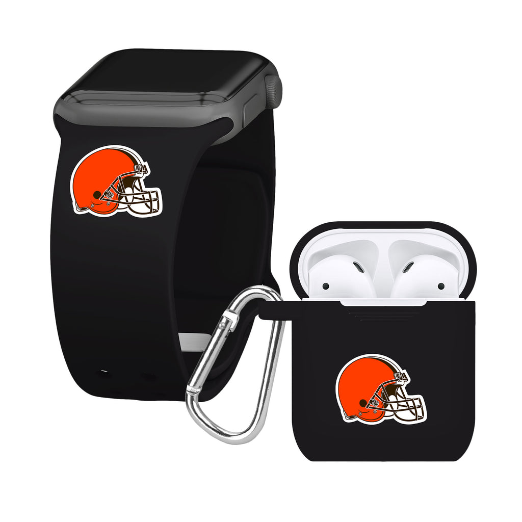 : Groove Life Black Cleveland Browns 38-40mm Apple Watch Band :  Sports & Outdoors