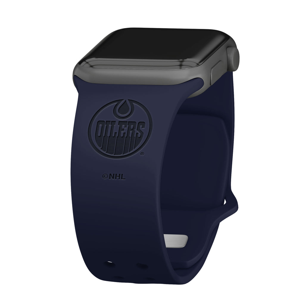 Game Time Edmonton Oilers Engraved Apple Watch Band
