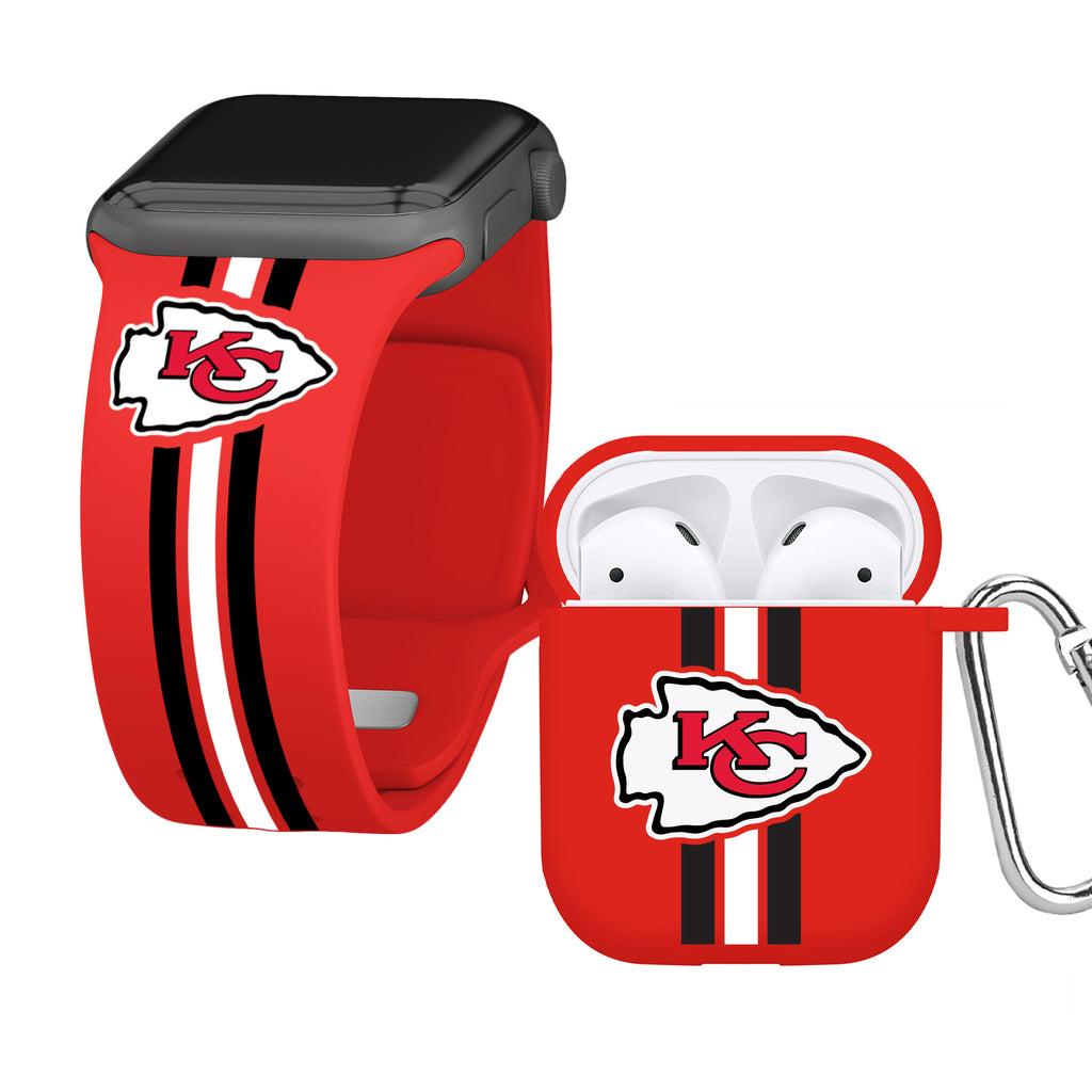 : Game Time Kansas City Chiefs Silicone Sport Watch Band