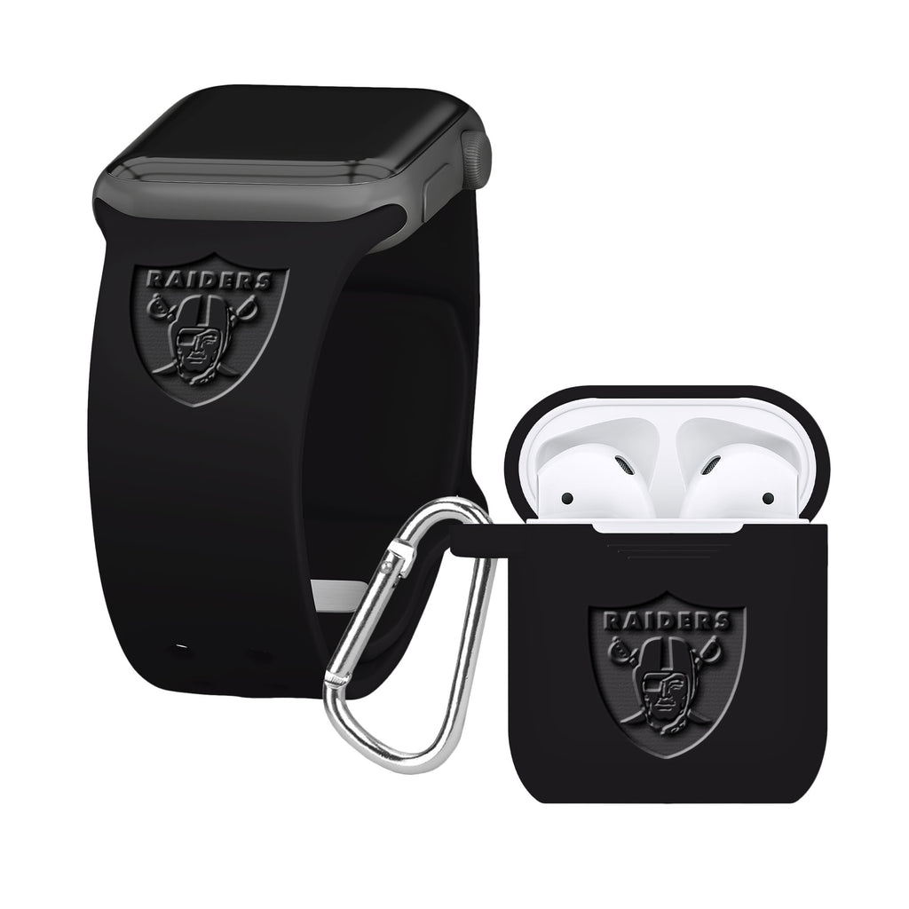Las Vegas Raiders Signature Series FitBit Apple Watch Band - Game Time Bands