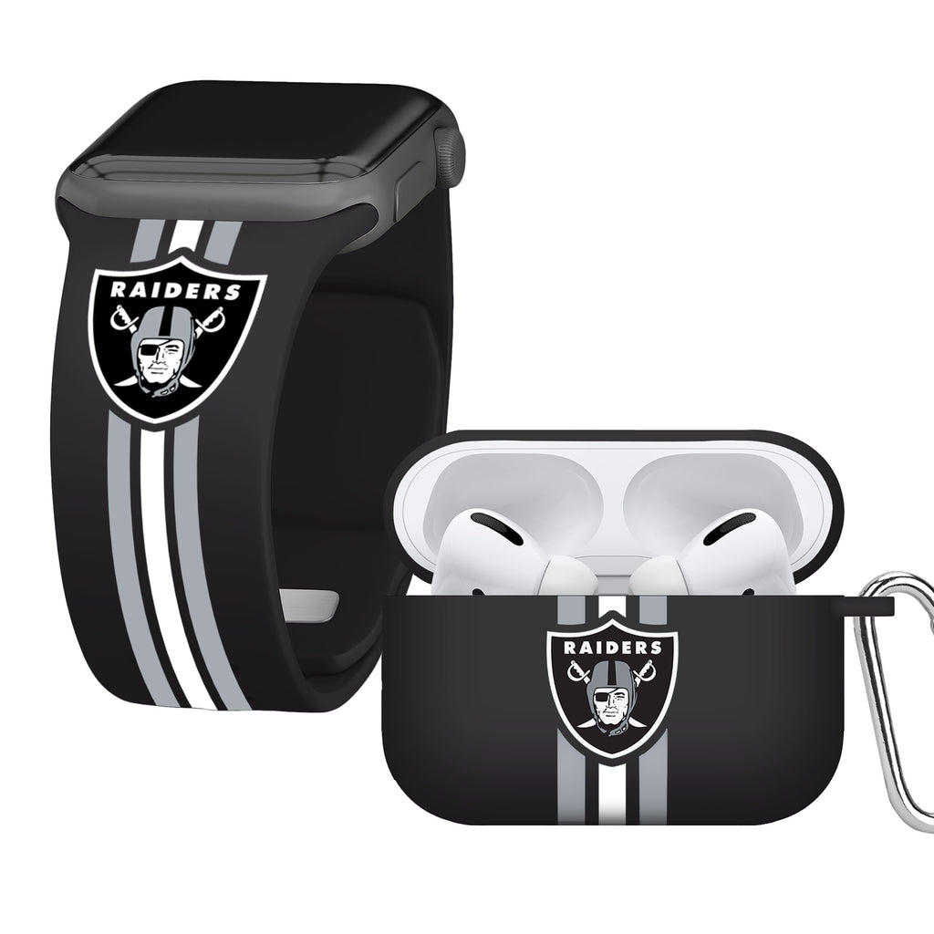 Game Time Las Vegas Raiders Quick Change HD Watch Band - Game Time