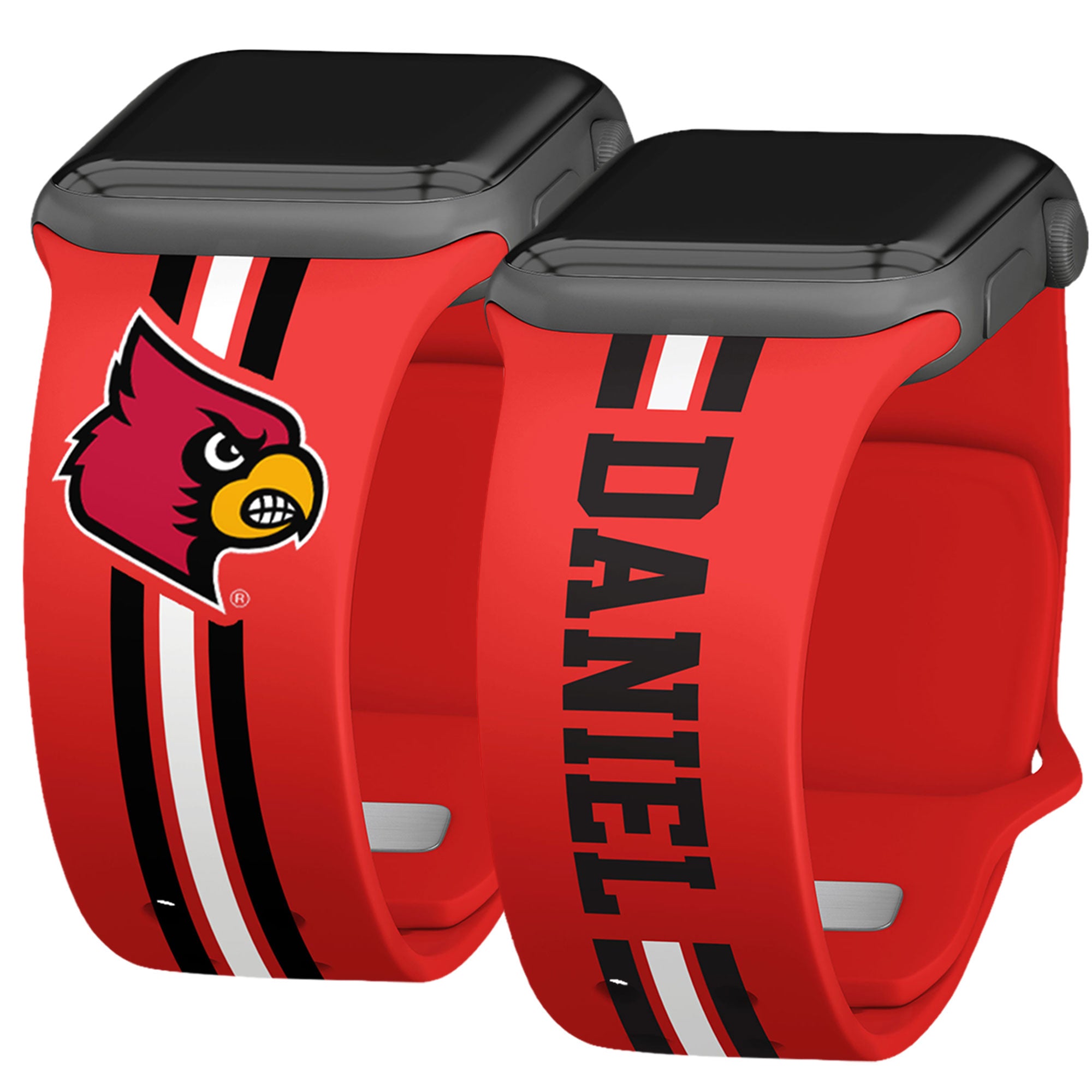 Louisville Cardinals Custom Name HD Apple Watch Band – Affinity Bands