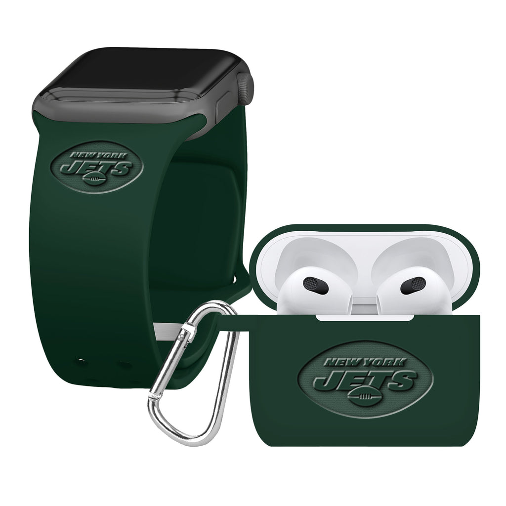 : Game Time New York Jets Silicone Sport Watch Band Compatible  with Apple Watch : Cell Phones & Accessories