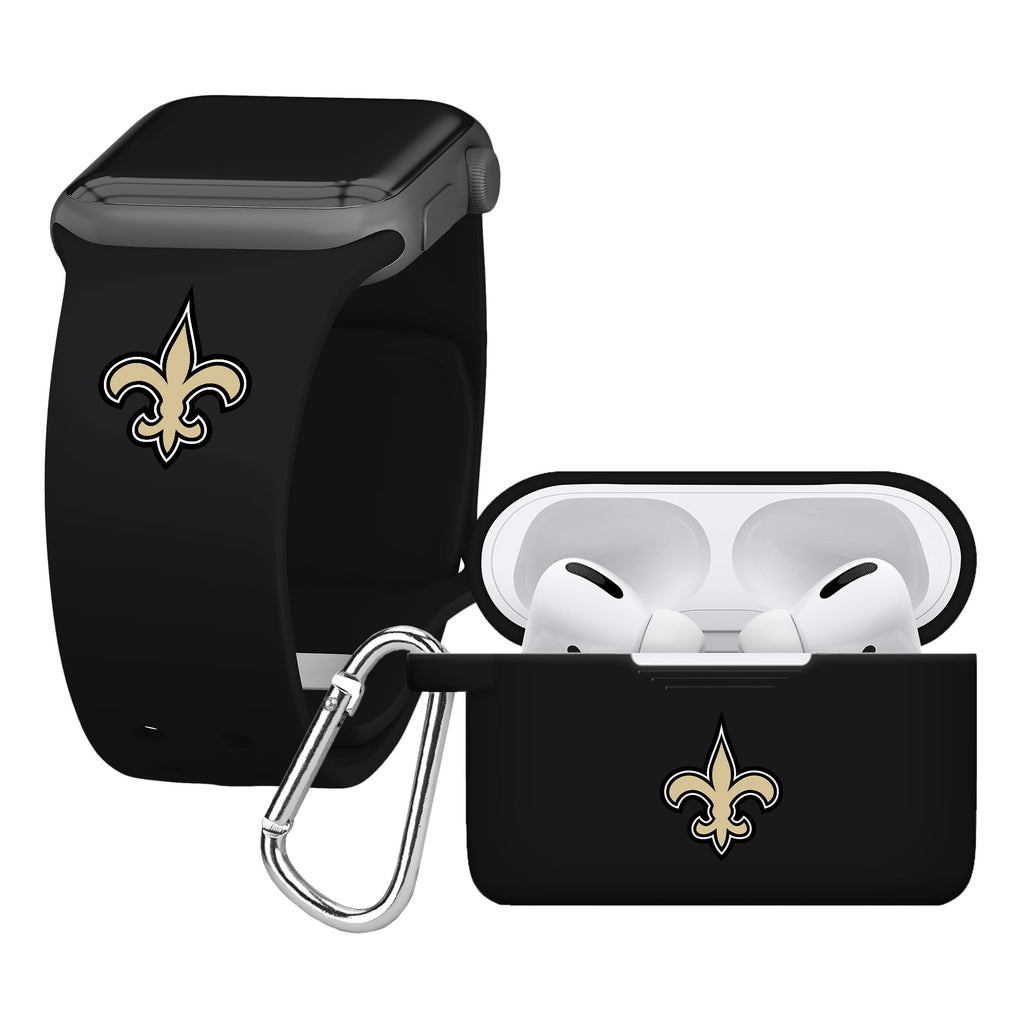 Nfl New Orleans Saints Apple Watch Compatible Silicone Band