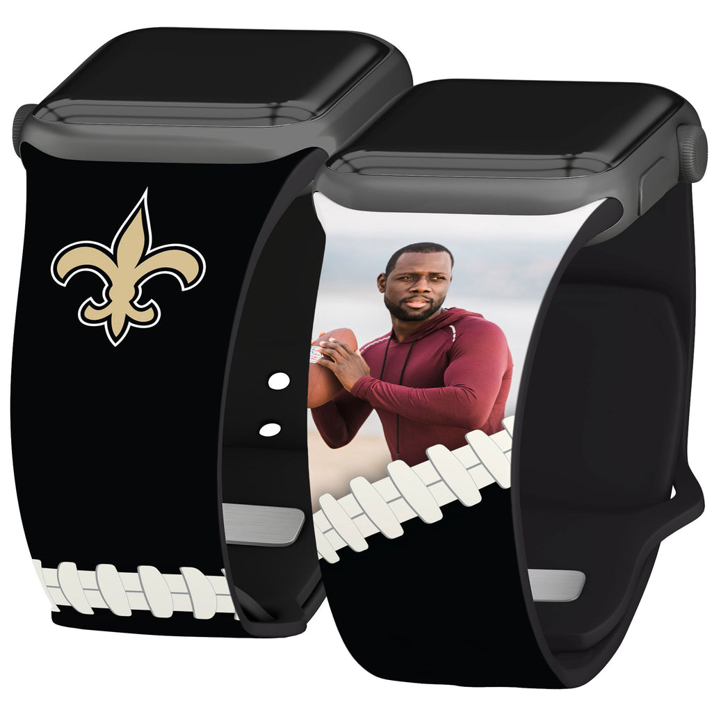 Game Time New Orleans Saints Silicone Apple Watch Band