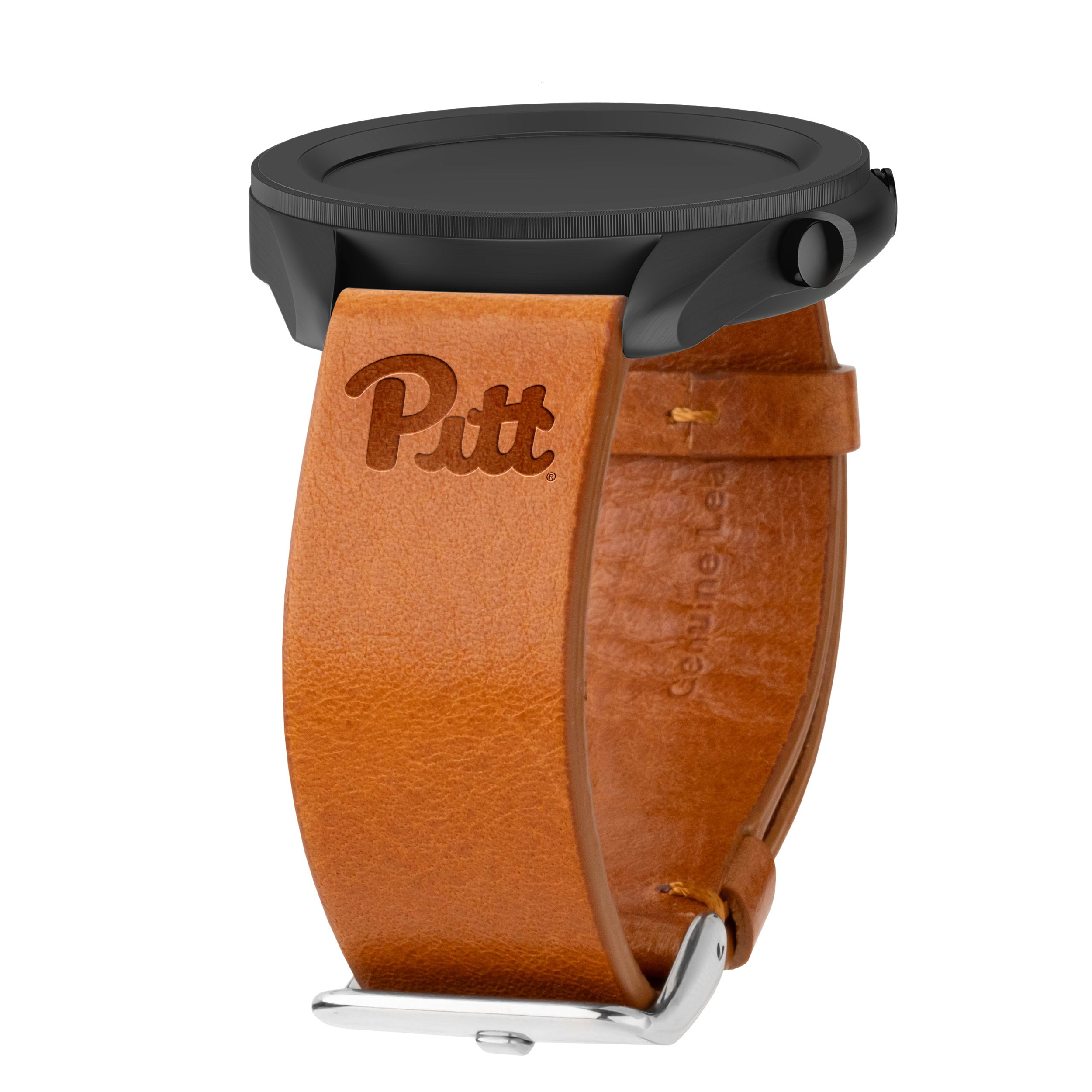 Pittsburgh Panthers Premium Leather Watchband for Samsung, Garmin