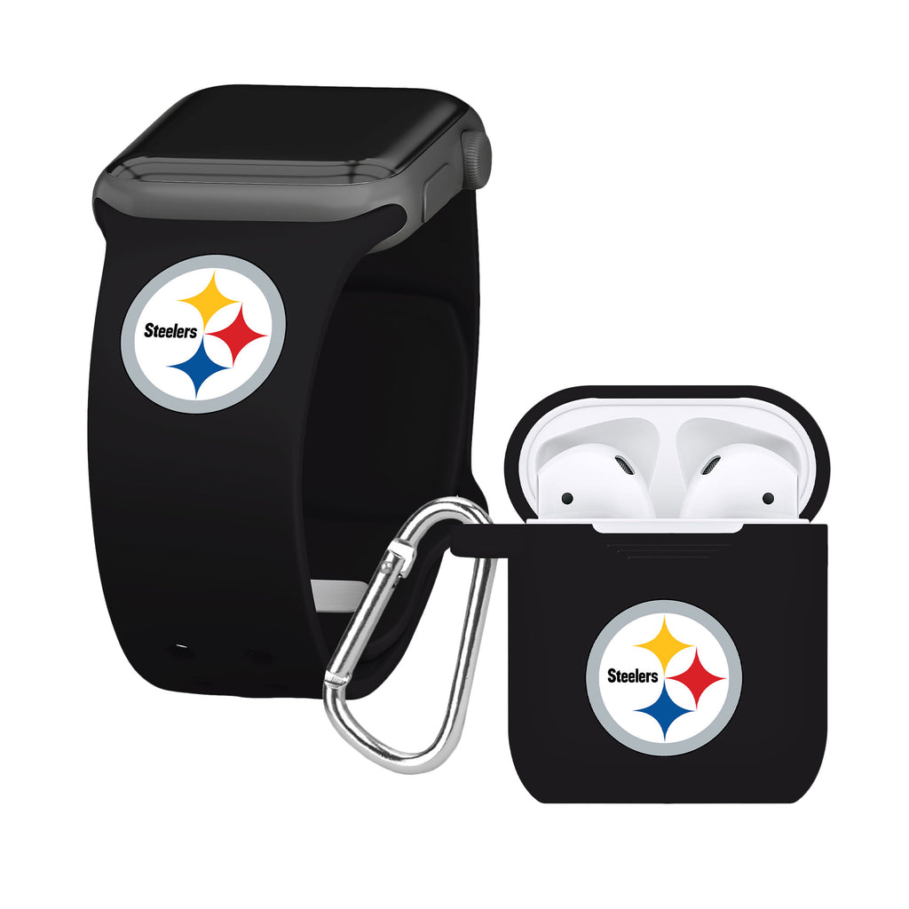 : Game Time Pittsburgh Steelers Silicone Watch Band and