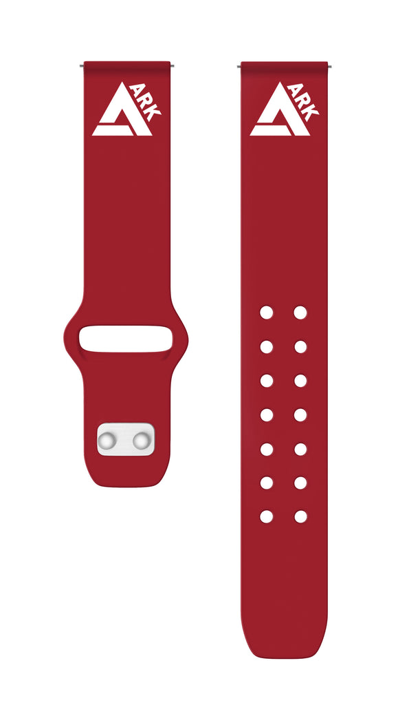 Crimson Custom logo Samsung watch band