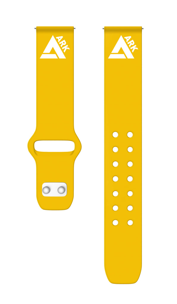 Yellow Custom logo Samsung watch band
