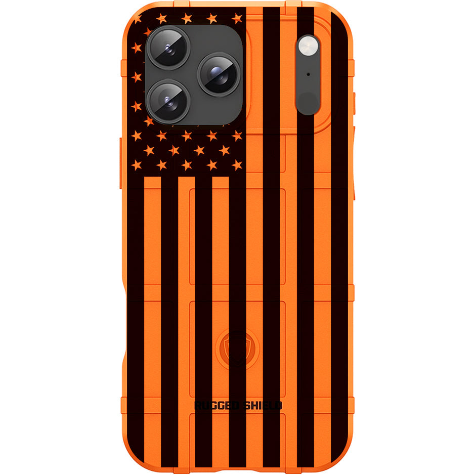 Orange Rugged Shield TPU Case with MagSafe Ring Orange Rugged Shield TPU Case with MagSafe Ring