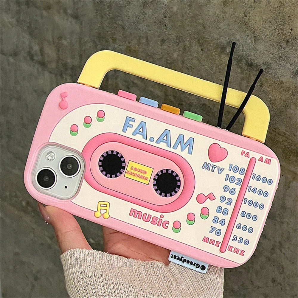Kawaii Radio iPhone Case – Affinity Bands Kawaii Radio iPhone Case – Affinity Bands