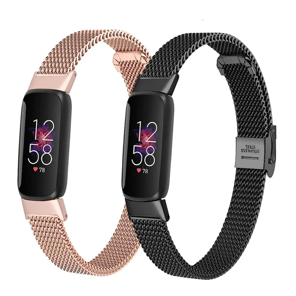 Stainless Steel Fitbit Luxe Band - Durable Elegant Design – Affinity Bands