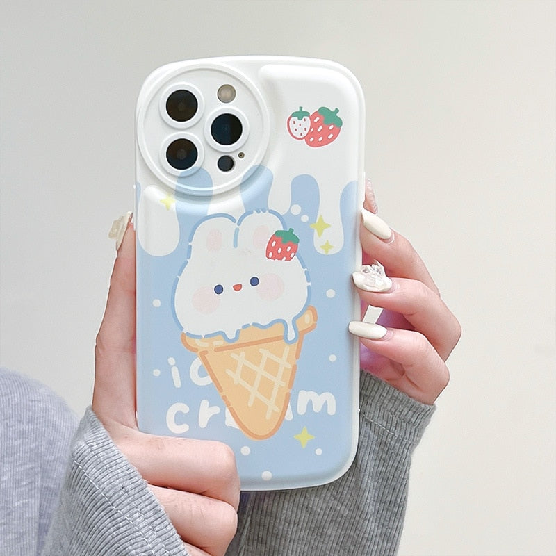 Ice Cream Bunny iPhone Case Affinity Bands Ice Cream Bunny iPhone Case Affinity Bands