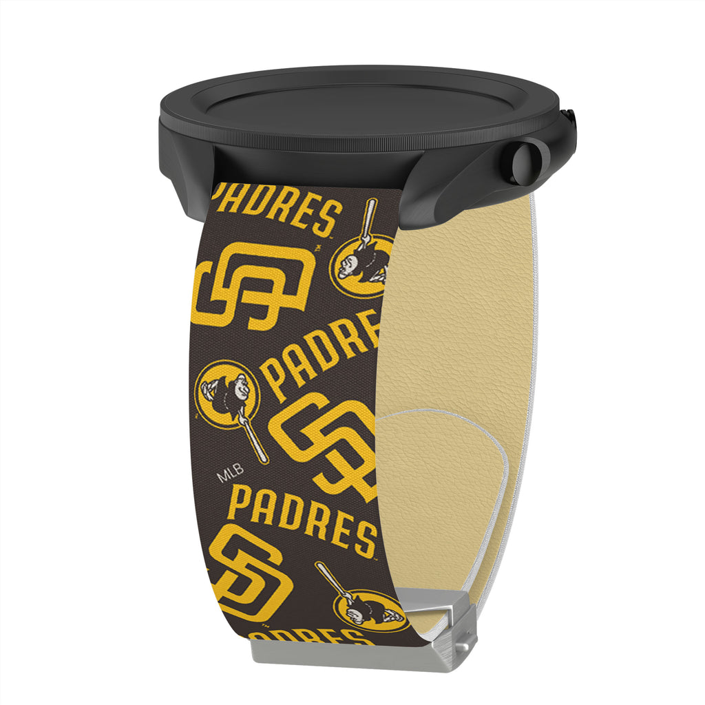 San Diego Padres Debossed Silicone Apple Watch Band