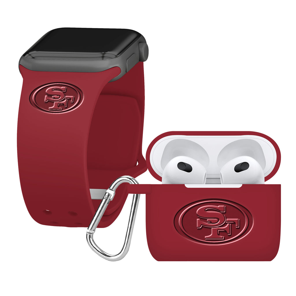 Belk NFL San Francisco 49ers 20 Millimeter Silicone Band