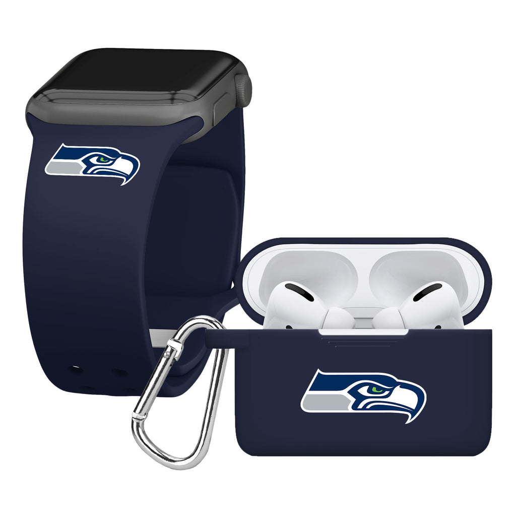 Groove Life Apple Watch Band NFL Seattle Seahawks, Narrow 38mm/40mm / Long