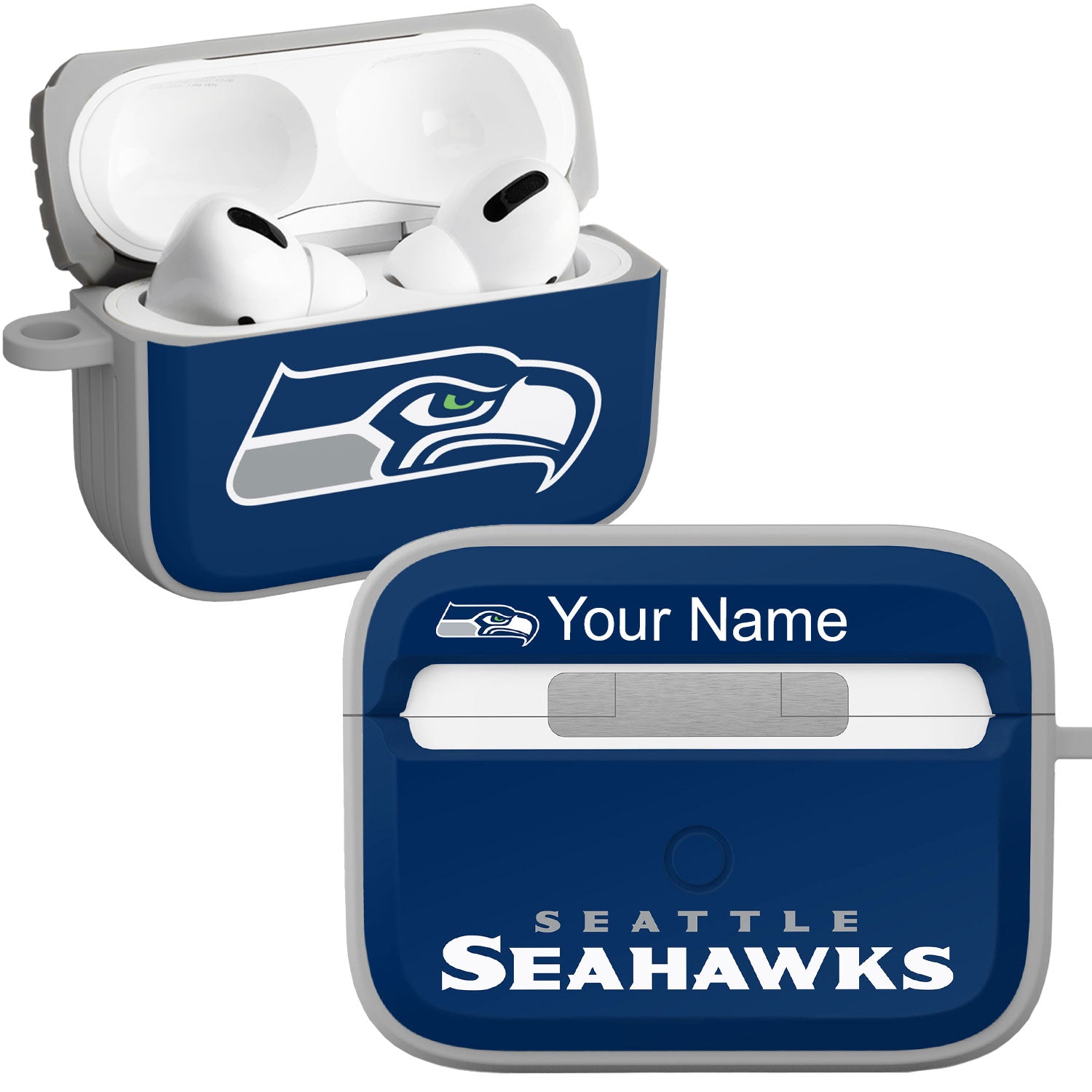 Seattle Seahawks HDX Custom Name Apple AirPods Pro Case Cover