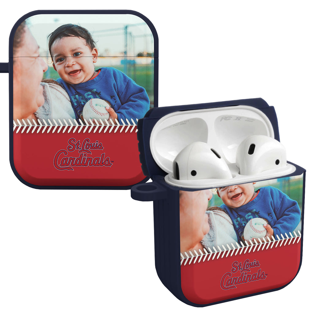 Lids St. Louis Cardinals Personalized Silicone AirPods Pro Case Cover