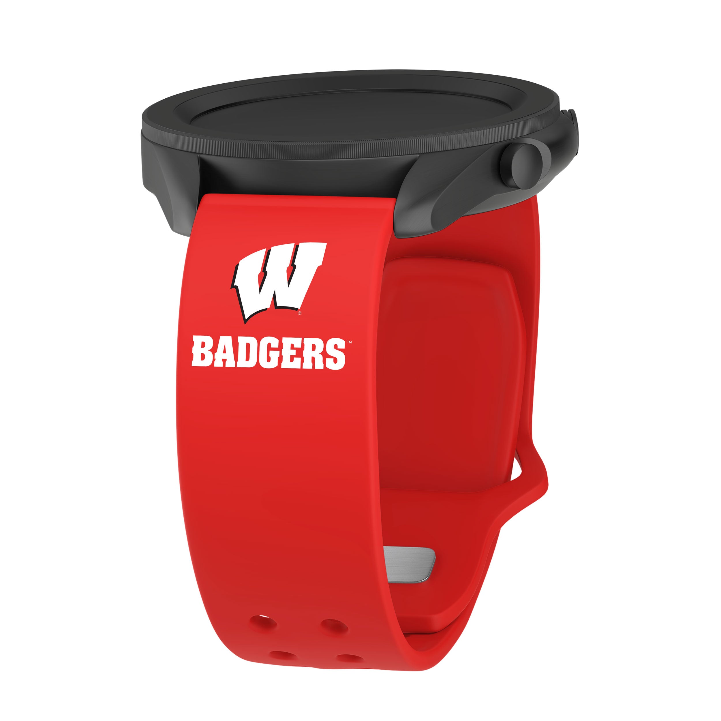 Wisconsin Badgers HD Elite Edition  Watchband for Samsung, Garmin, Fossil, and More