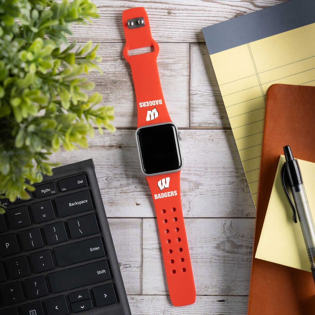 Wisconsin Watch Band Wisconsin Badgers HD Apple Watch Band – Affinity Bands