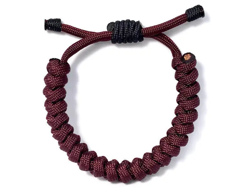 Engineered Maroon Rope Bracelet – Affinity Bands