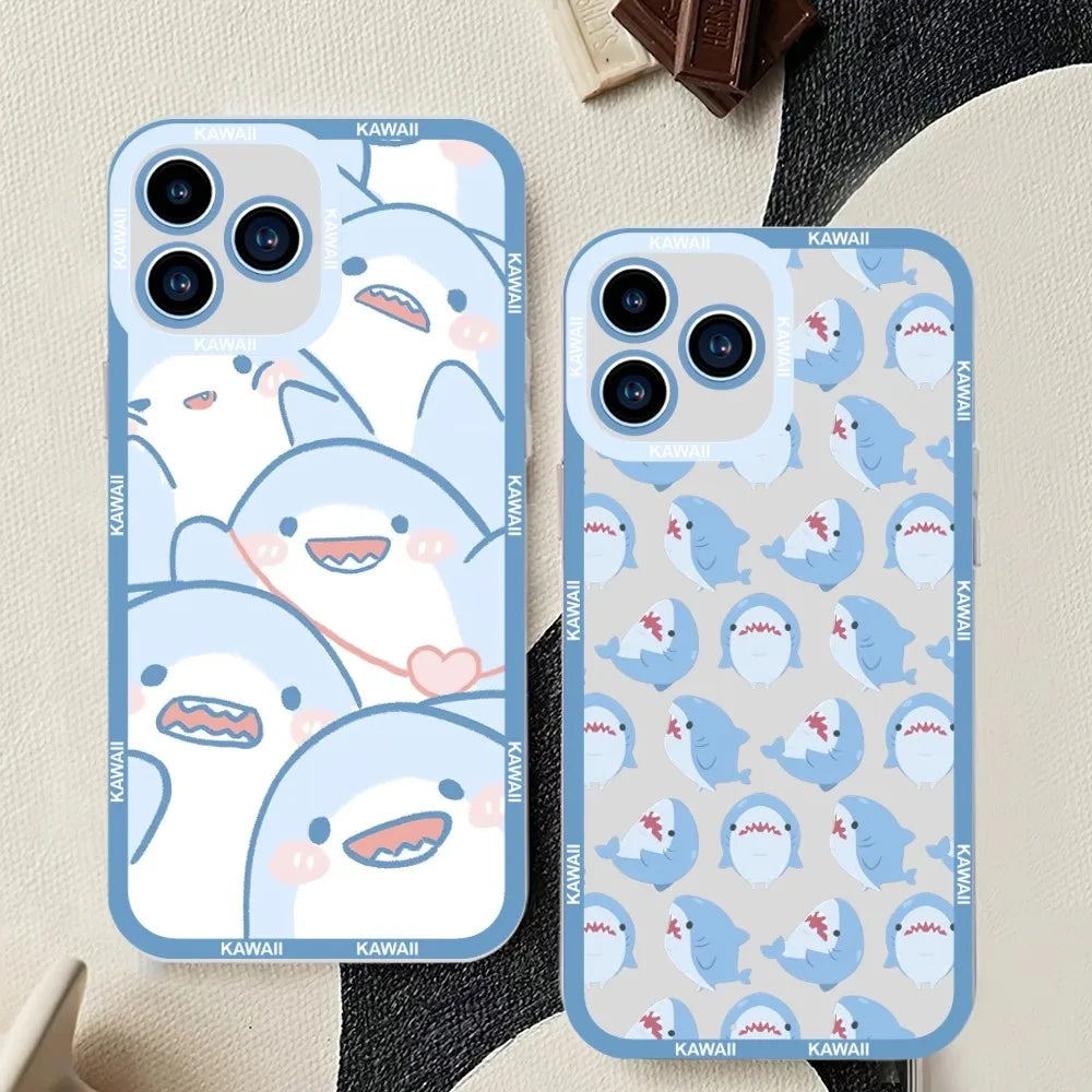 Kawaii Shark iPhone Case 2 / iPhone 14