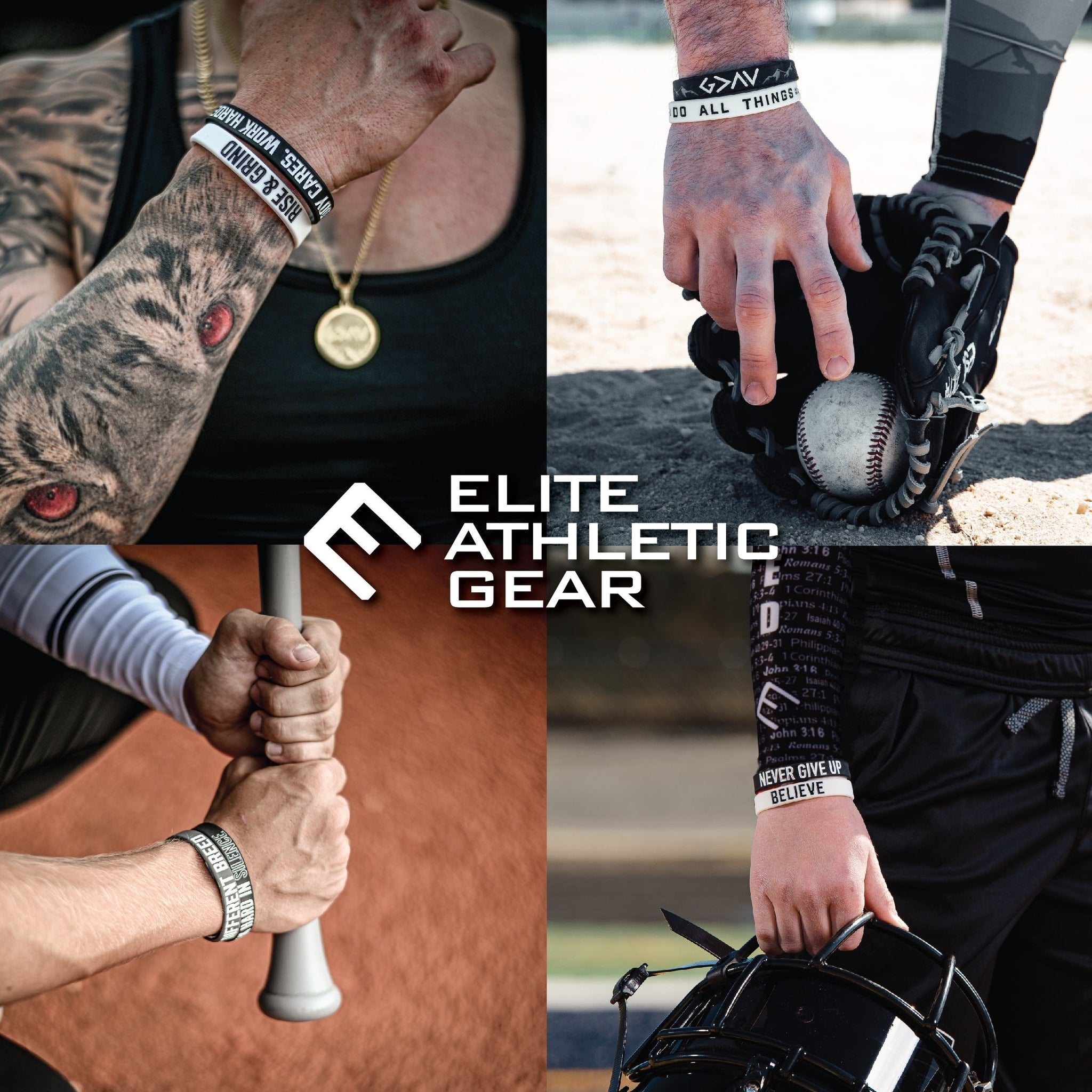 elite athletic gear BET ON YOURSELF Wristband | 3 Sizes Available