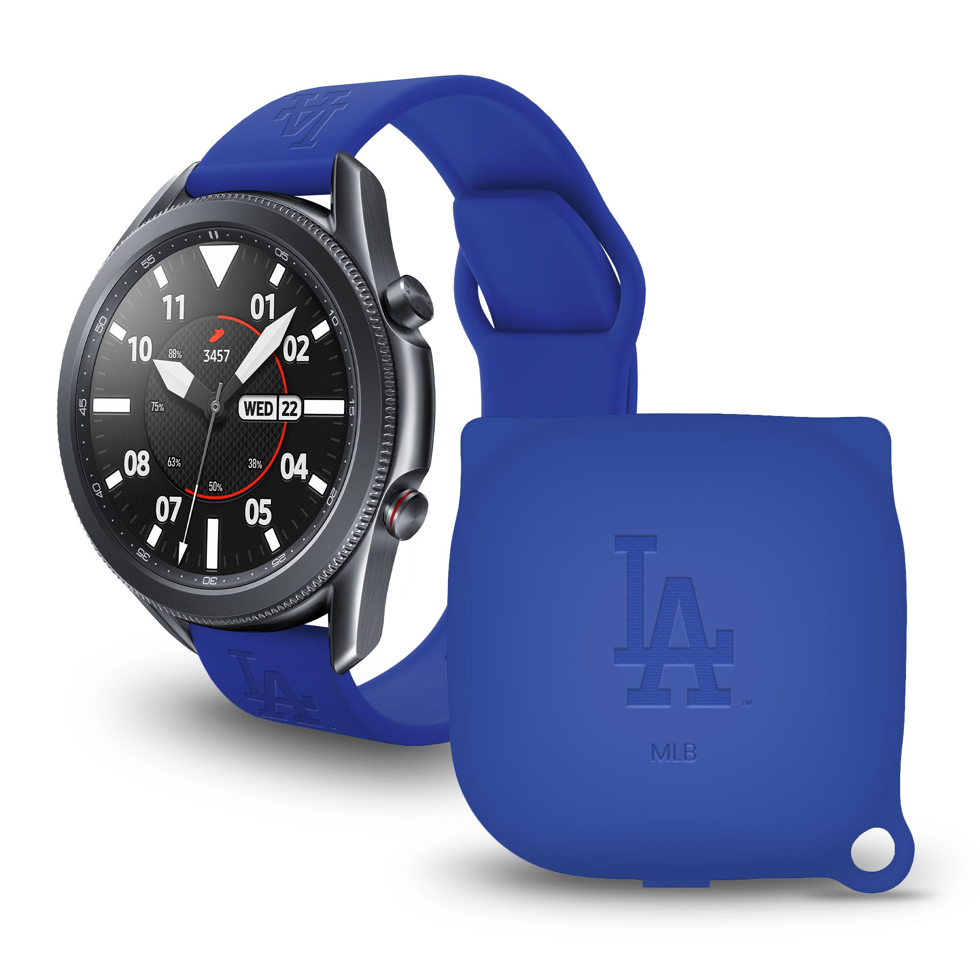 MLB Los Angeles Angels Apple Watch Compatible Leather Band 38/40