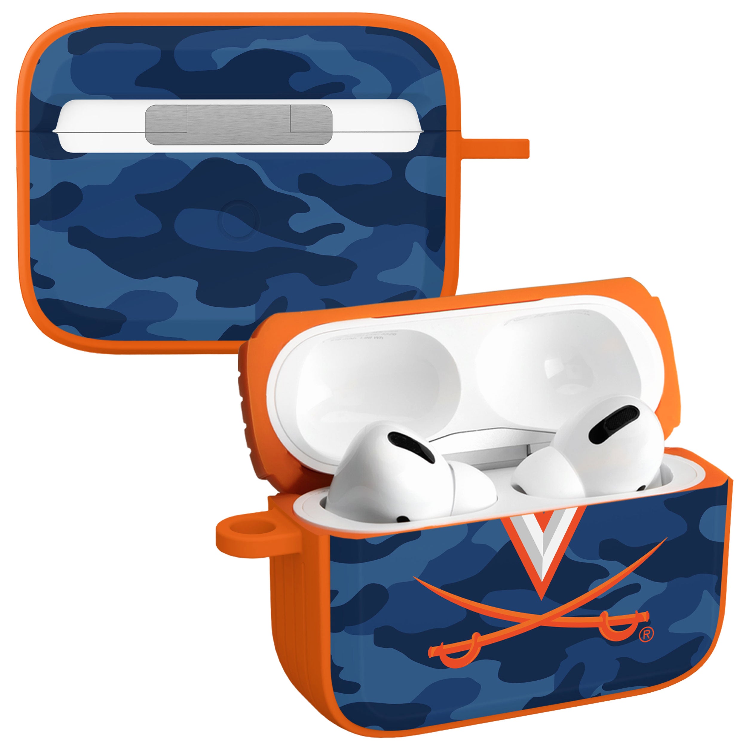 Ncaa Virginia Cavaliers Silicone Cover For Apple Airpod Battery