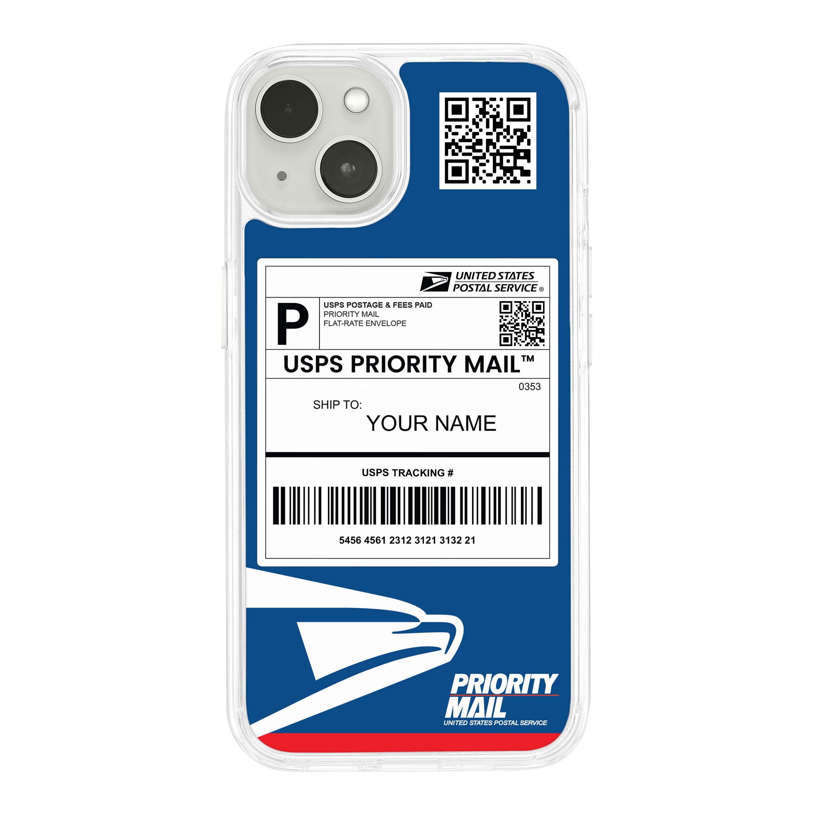 Affinity Bands U.S. Postal Service Classic HD Apple Watch Band Custom Label / 42/44/45mm / Long