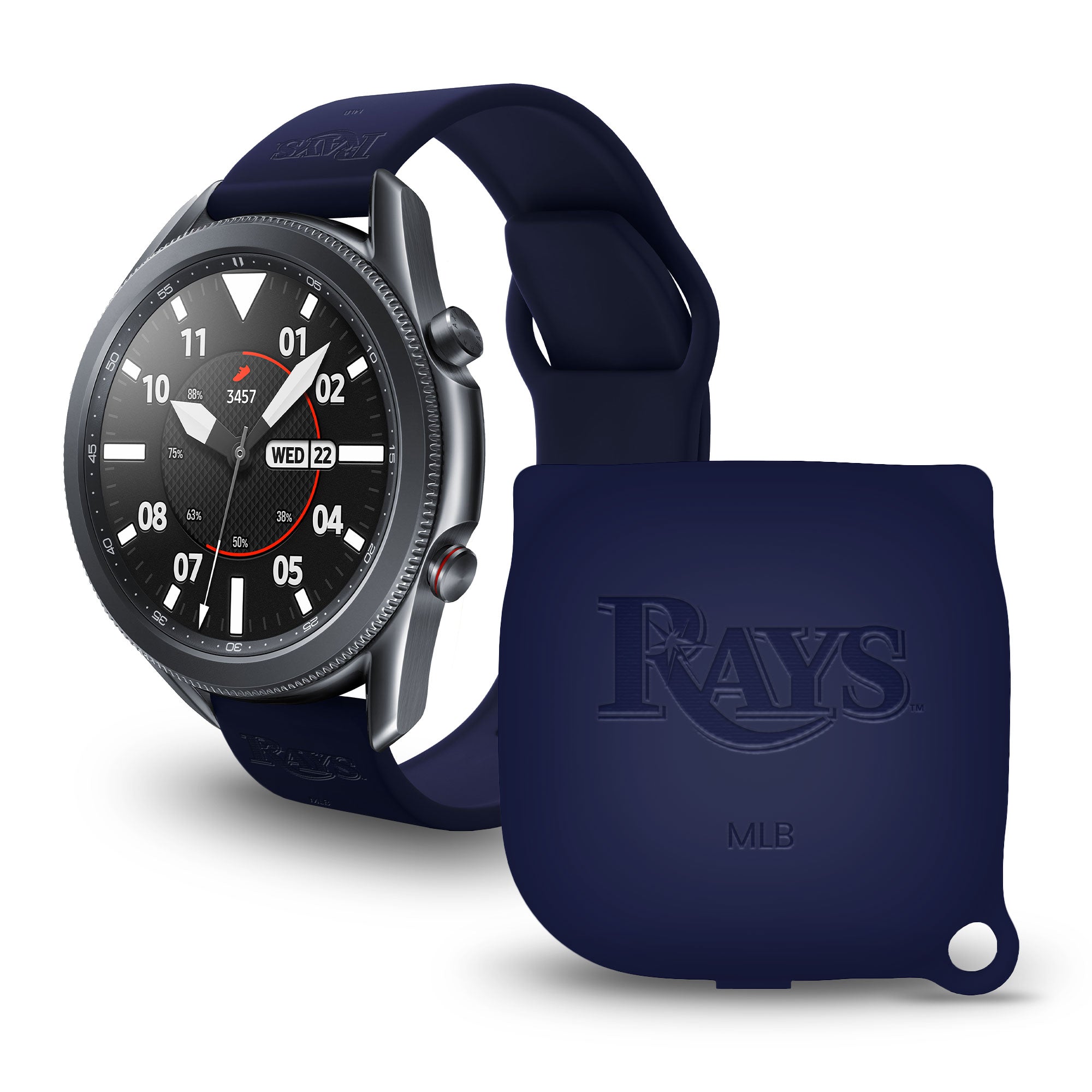 Tampa Bay Rays Silicone Apple Watch Band