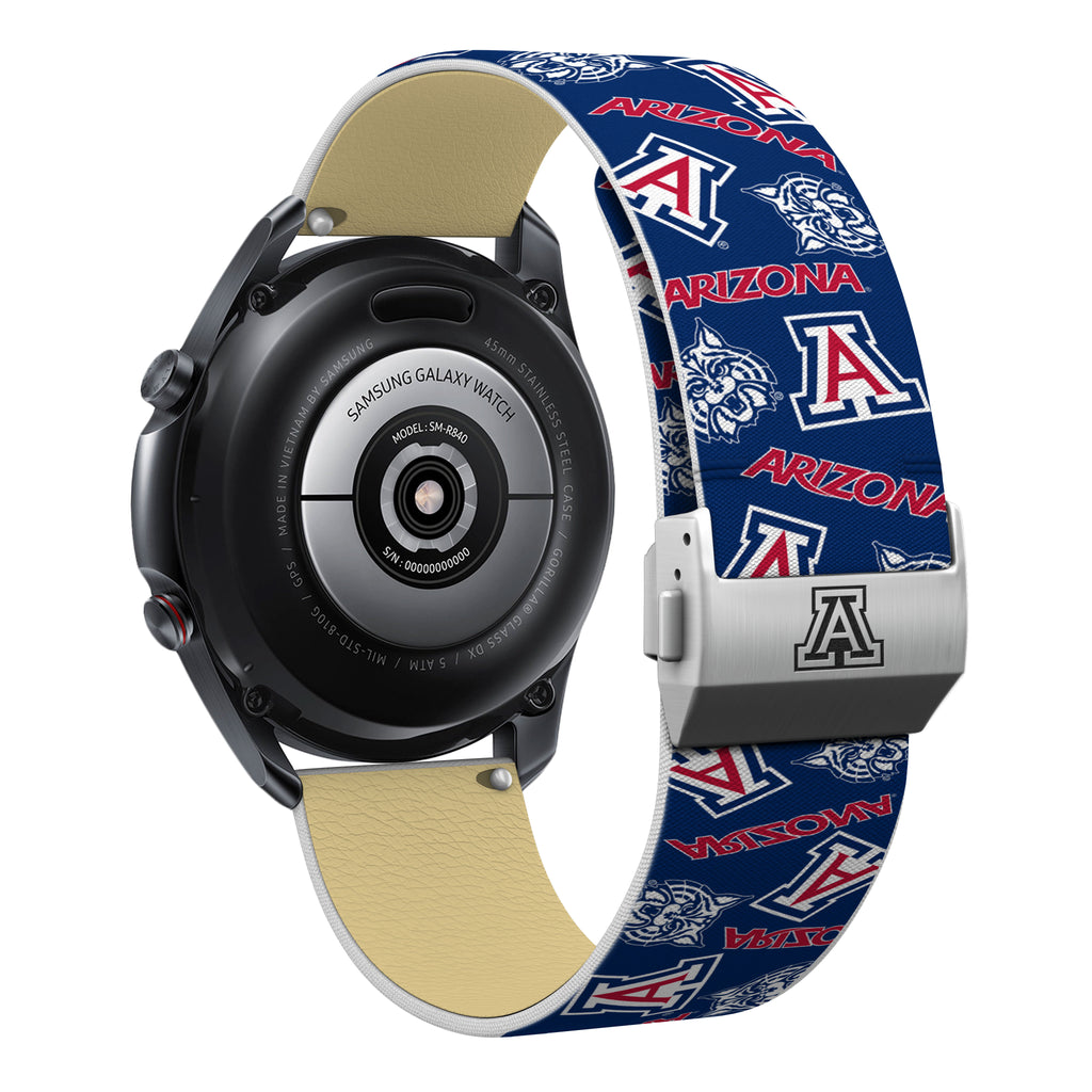Arizona Wildcats Full Print Quick Change Watch Band With Engraved Buckle - AffinityBands