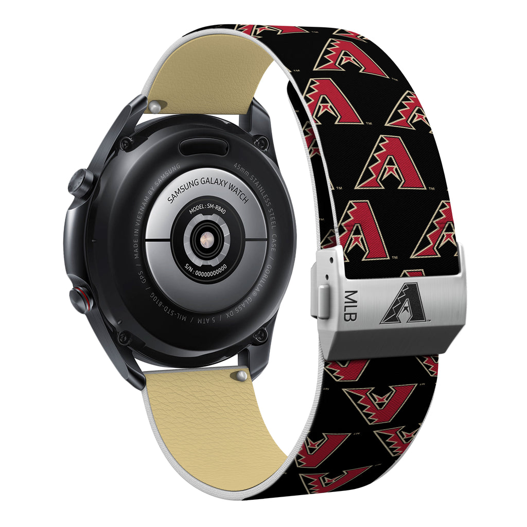 Arizona Diamondbacks Full Print Quick Change Watch Band With Engraved Buckle - AffinityBands